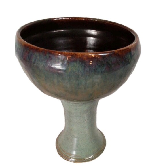 Super Rare Handmade Turn And Burn Pottery Piece Beautiful Home Decor - Picture 1 of 16